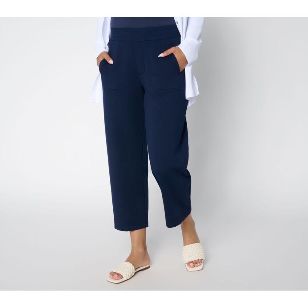 Susan Graver Women's Pants Sz M Make Your Selection: Weekend French Blue